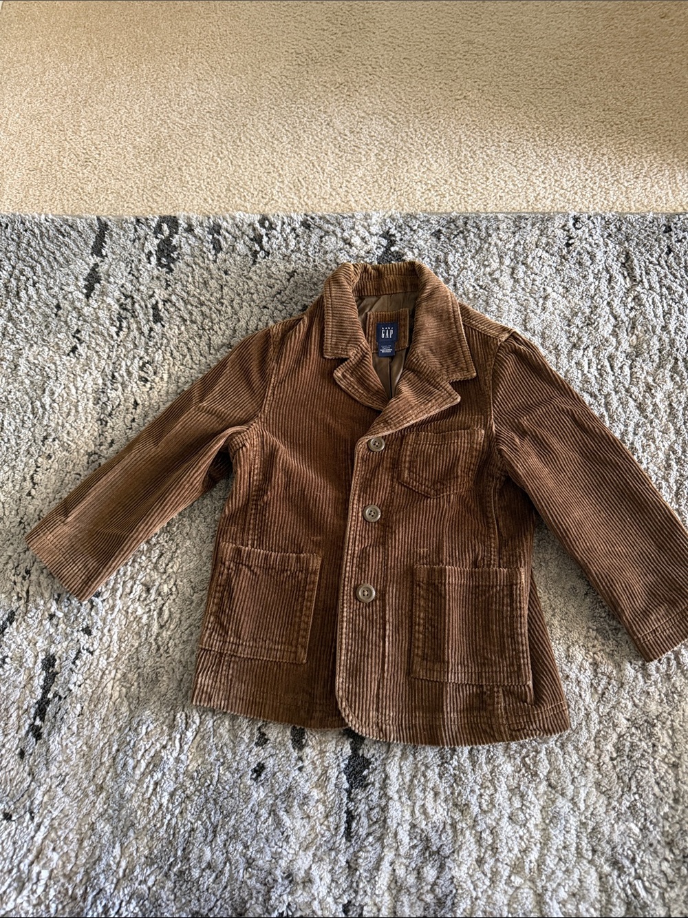 GAP Kids Brown Corduroy Blazer Jacket